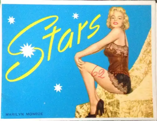 § KALENDER STARS 1962 - COP. MIT MARILYN MONROE - DIVERSE AMERICAN STARS