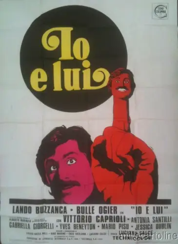 § STRASSENPLAKAT ICH UND ER - LANDO BUZZANCA E BULLE OGIER