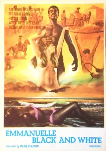 § KINOPLAKAT 70ER JAHRE - EMMANUELLE BLACK AND WHITE VON MARIO PINZAUTI