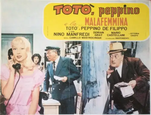§ FILMPLAKAT NACHDRUCK - TOTO, PEPPINO UND DIE...MALAFEMININA