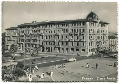 VIAREGGIO (LUCCA), PIAZZA PUCCINI, CA. 50ER JAHRE MAX FRÜHE 60er Jahre