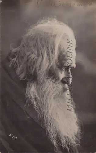 von ASCOLI PICENO nach Reggio Calabria: 1910 schöne Karte. mit altem Bart