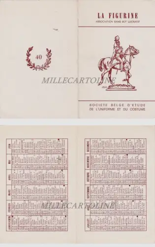 Militärkalender: Le Figurine 1976 - Soc. Belge D'Etude..