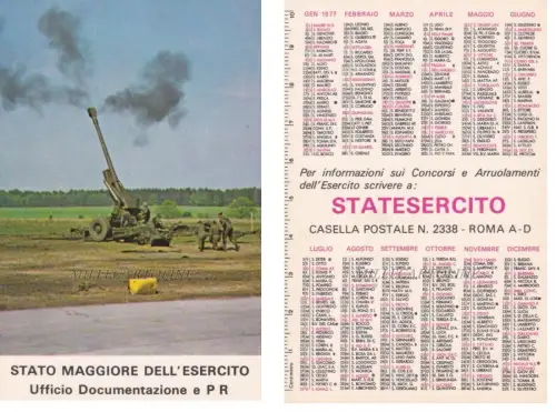 Militärkalender: Generalstab 1977