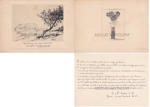 COEN - Kleidung 1950 - Doppelkarton mit Carbonat-Radierung und ...