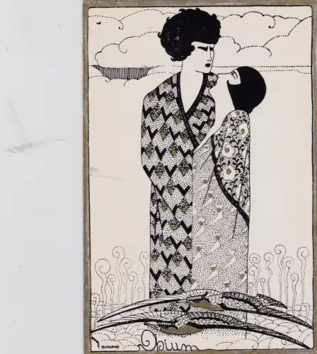 Deko - Verliebt - 60er Jahre Aufl. und dis. Bornard (Genf) Opium