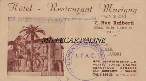 Frankreich - NIZZA: Hotel Ristorante Marigny