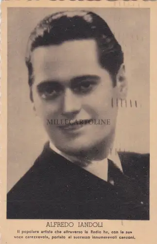 * MUSIK - Sänger Alfredo Jandoli - Radio, Voce del Padrone 1943 Autogramm