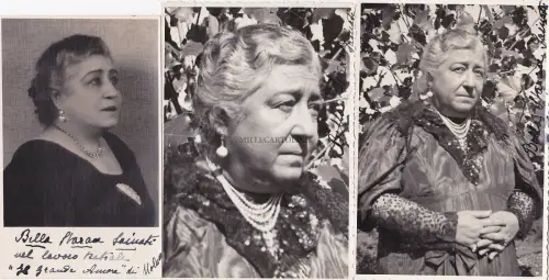 * KINO / THEATER - Bella Starace Sainati - Umschlag 3 Foto Brief, Autogramm 1941