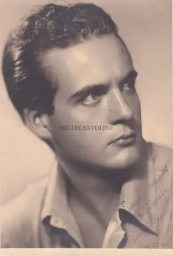 * KINO - Schauspieler Giuseppe Rinaldi - Umschlag + Foto mit Autogramm 1941