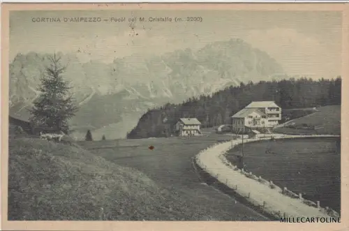 CORTINA - Pocòl col M. Kristall 1934