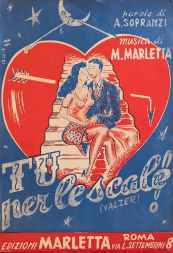 MUSIK - Musikpartitur Du für die Treppe Zeichnen von Kindern