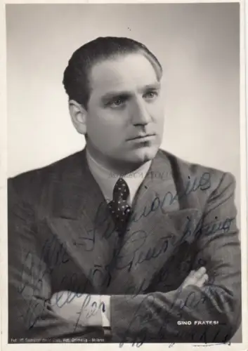 * OPERA - Tenor Gino Fratesi - Fot.M.Camuzzi Crimella Milano - Autogramm 1941