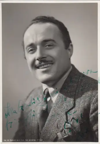 * OPERA - Tenor Italiano - Fot.M.Camuzzi Crimella Milano - Autogramm 1941