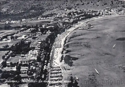 * MONDELLO - Palermo - Der Strand aus dem Flugzeug