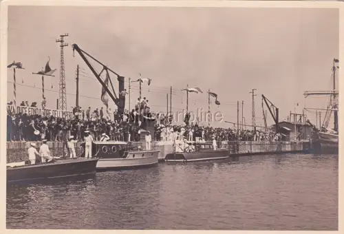 * ANCONA - Faschismus, Fischereimesse 1938 - Foto (Prinz von Piemont)