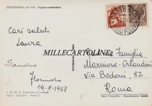 CASTIGNANO: Charakteristischer Winkel 1967