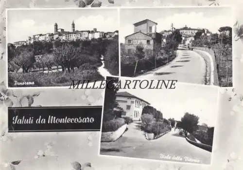 MONTECOSARO: Grüße aus - 3 Ansichten 1962