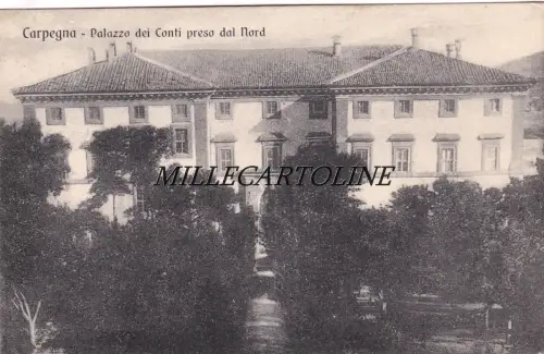 CARPEGNA: Palazzo dei Conti aus dem Norden 1918