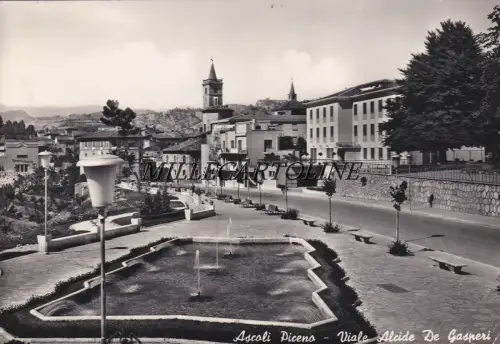 ASCOLI PICENO: Viale Alcide De Gasperi 1958