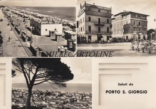 PORTO S. GIOGIO: Grüße aus - 3 Ansichten 1955