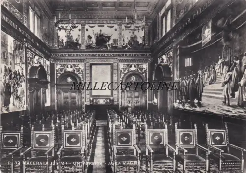 MACERATA: Universita' - Aula Magna 1954