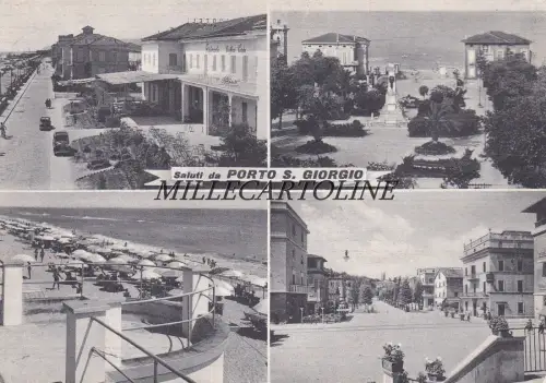 PORTO S. GIOGIO: Grüße aus - 4 Ansichten 1955