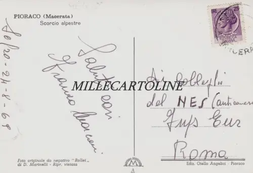 PIORACO: Scorcio Alpestre 1969