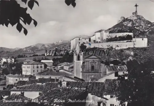 PENNABILLI: La Rocca Malatestiana 1955