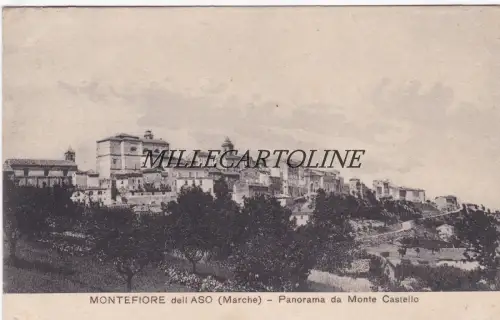 MONTEFIORE DELL'ASO: Panorama da Monte Castello 1924