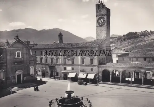 MATELICA: Piazza Valerio - Palazzo del Governo, Loggiato Vecchio 1954