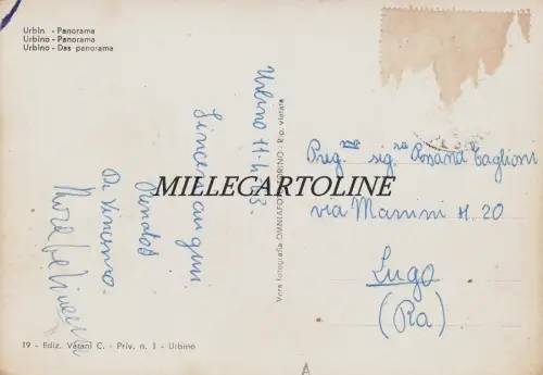 URBINO: Panorama 1963