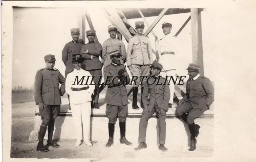 FORTE DEI MARMI: 1917 private Fotokarte Soldaten und Offiziere
