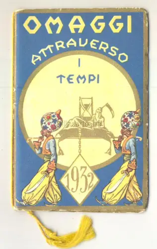 1932 Hommage durch die Zeit, Werbekalender von Giocondal