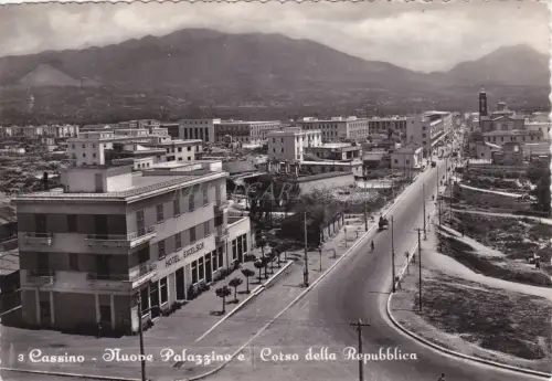 CASSINO - Nuove Palazzine e Corso della Repubblica 1954