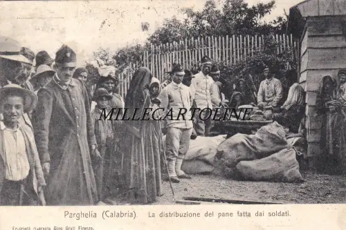 PARGHELIA: Die Verteilung von Brot durch Soldaten 1905