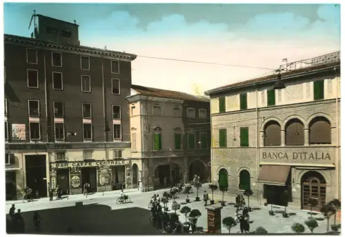 CESENA, PIAZZA PIA, CA. 50ER JAHRE MAX FRÜHE 60er Jahre