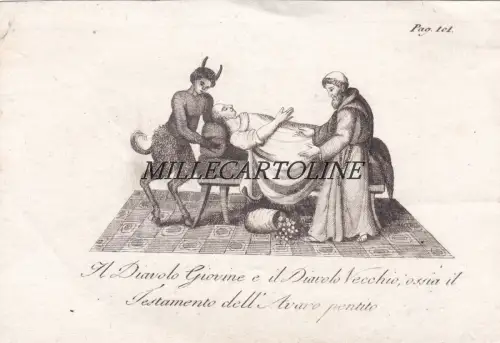 der junge Teufel und der alte, also das Testament des reumütigen Geizels (Druck)