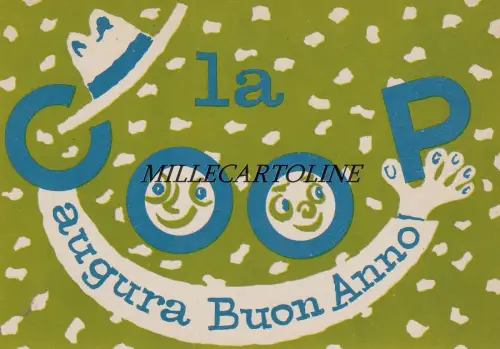Werbung / Grußwort: COOP wünscht ein gutes neues Jahr - Aufl. Ricordi, Milano