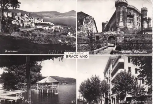 BRACCIANO - Saluti - Vedute 1957