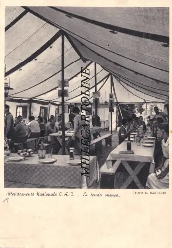 C.A.I.: National Wartezeit - das Kantinenzelt - Foto Erberto Barberis