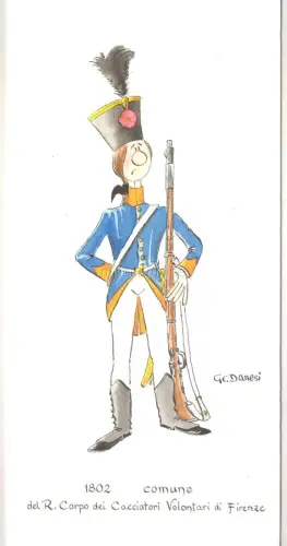 Weihnachten 1987 Grußkarte dis. orig. a Tempera Danesi (Florenz)