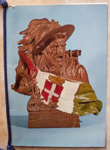 Kalender 1983 I Savoyen ai bersaglieri (Widmung von Falcone Lucifero)