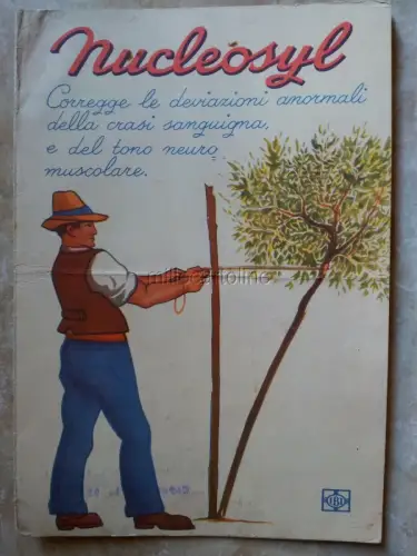 MEDIZIN Medizinisches Nucleosyl IBI (Anämie) - Werbefalz 1942