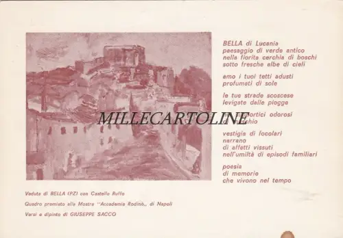 BELLA DI LUCANIA mit Castello Ruffo