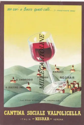 NEGRAR: Werbung Cantina Sociale Valpolicella