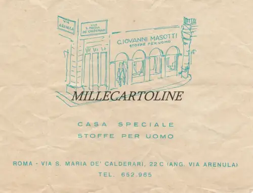 ROM: Flyer von Giovanni Masotti – Stoffe für Herren