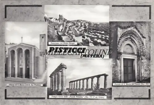 PISTICCI: 4 Ansichten 1966