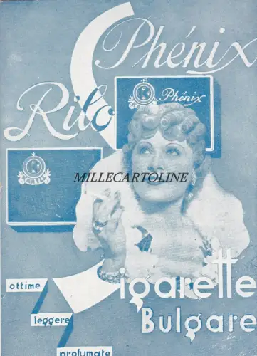 Werbung: Phenix und Rilo Zigaretten