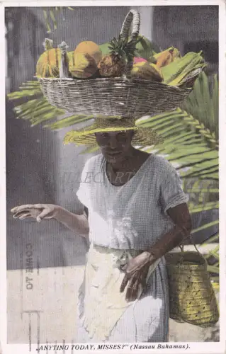BAHAMAS - Anything Today, Misses?, Nassau 1935